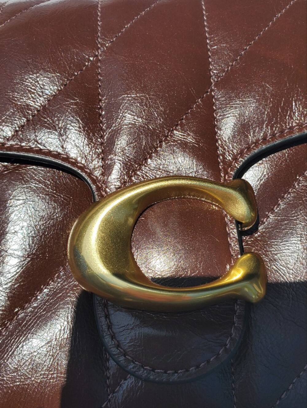 NWT Coach Quilted Maple Chain Tabby - Picture 6 of 9